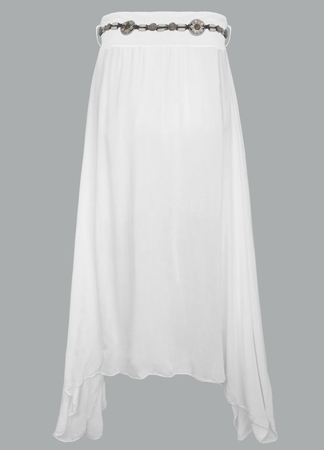 Белая кэжуал юбка No Brand