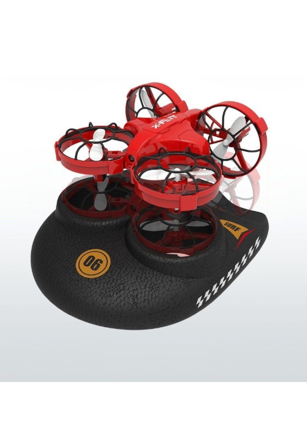 Дрон детский летает и плавает Красный (ЕДД-11-1) No Brand (370188153)