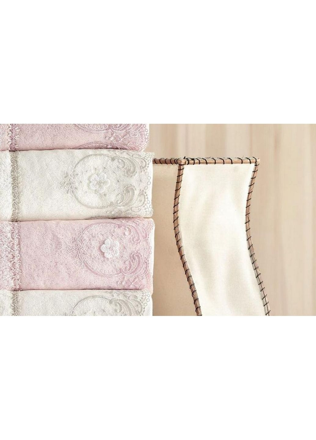 Набір 6 рушників (банні) 70х140 см Pupilla комбінований