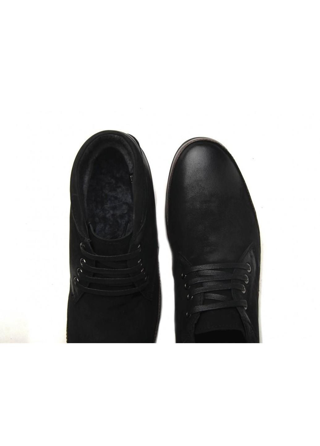 Черные зимние ботинки 7134647 45 цвет черный Roberto Paulo