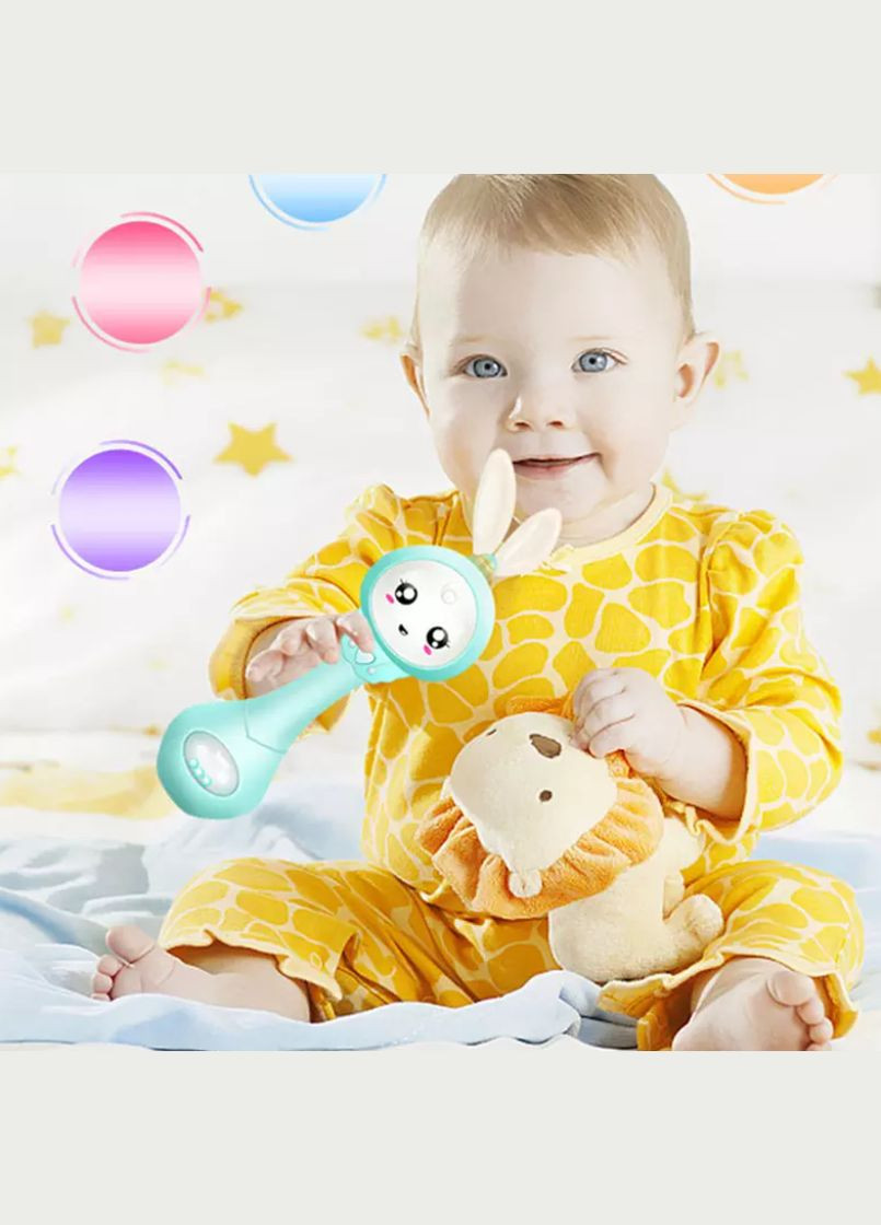 Игрушкапогремушка музыкальная развивающая Зайка Mommy Bag (280941794)