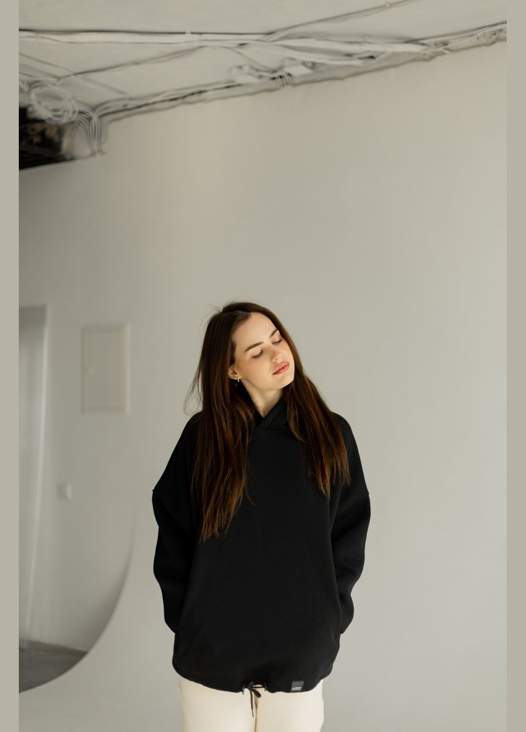 Оверсайз худи кот с пистолетами черный nadiupishou (316260996)