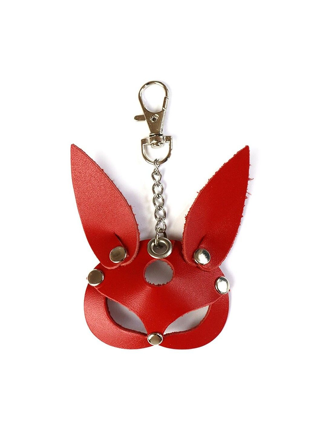 Брелок на карабіні для ключів Bunny Червоний аксесуар для сумок та ключів Art of Sex (298474264)