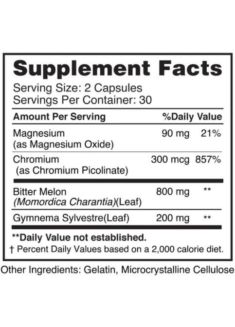 Earth‘s Creation Glucose Support 60 Caps Earth's Creation (294608339)