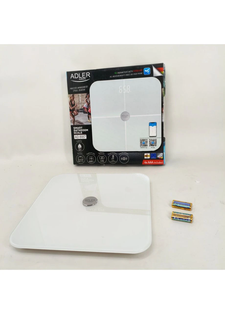 Весы для пола AD 8187 Smart White GA-70 Adler (381789544)