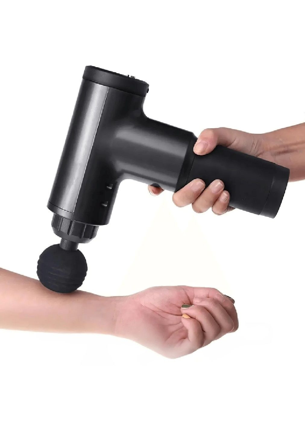 Комплект набір акумуляторний ручний м'язовий вібромасажер пістолет з насадками розумними підлоговими вагами (479684-Prob) Unbranded (322811095)