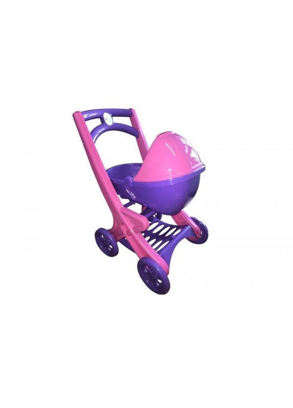 Коляска для ляльок Active Baby з люлькою пластикова для дівчаток від 3 років для прогулянок та ігор Doloni (368757793)