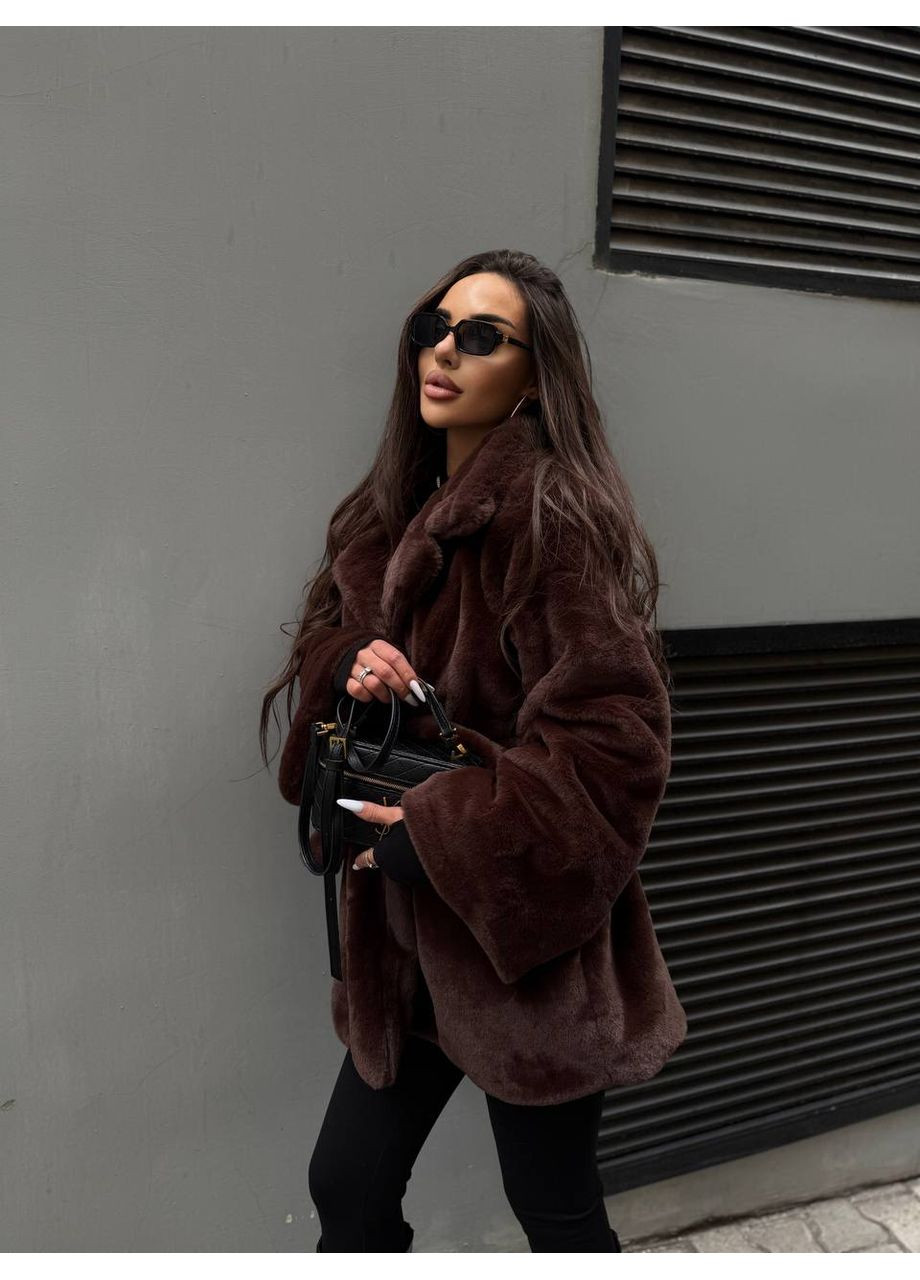 Женская шуба из мутона свободного кроя MonCher (361057375)