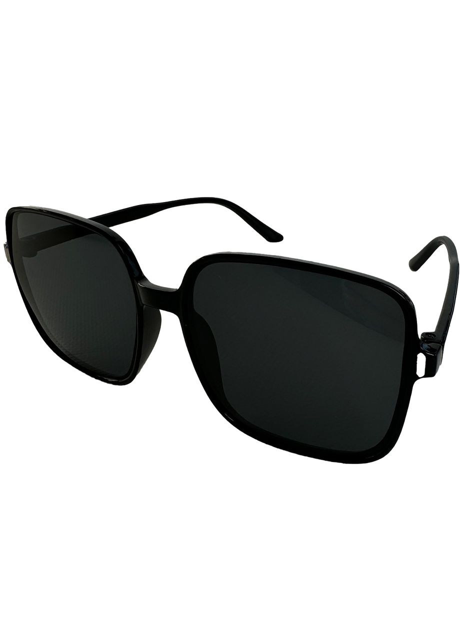 Солнцезащитные очки зеркальные UV400 Black No Brand (365721909)