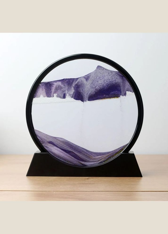 Пісочна картина, рухома декоративна картина з кольоровим піском 3D Сіра No Brand (294914627)