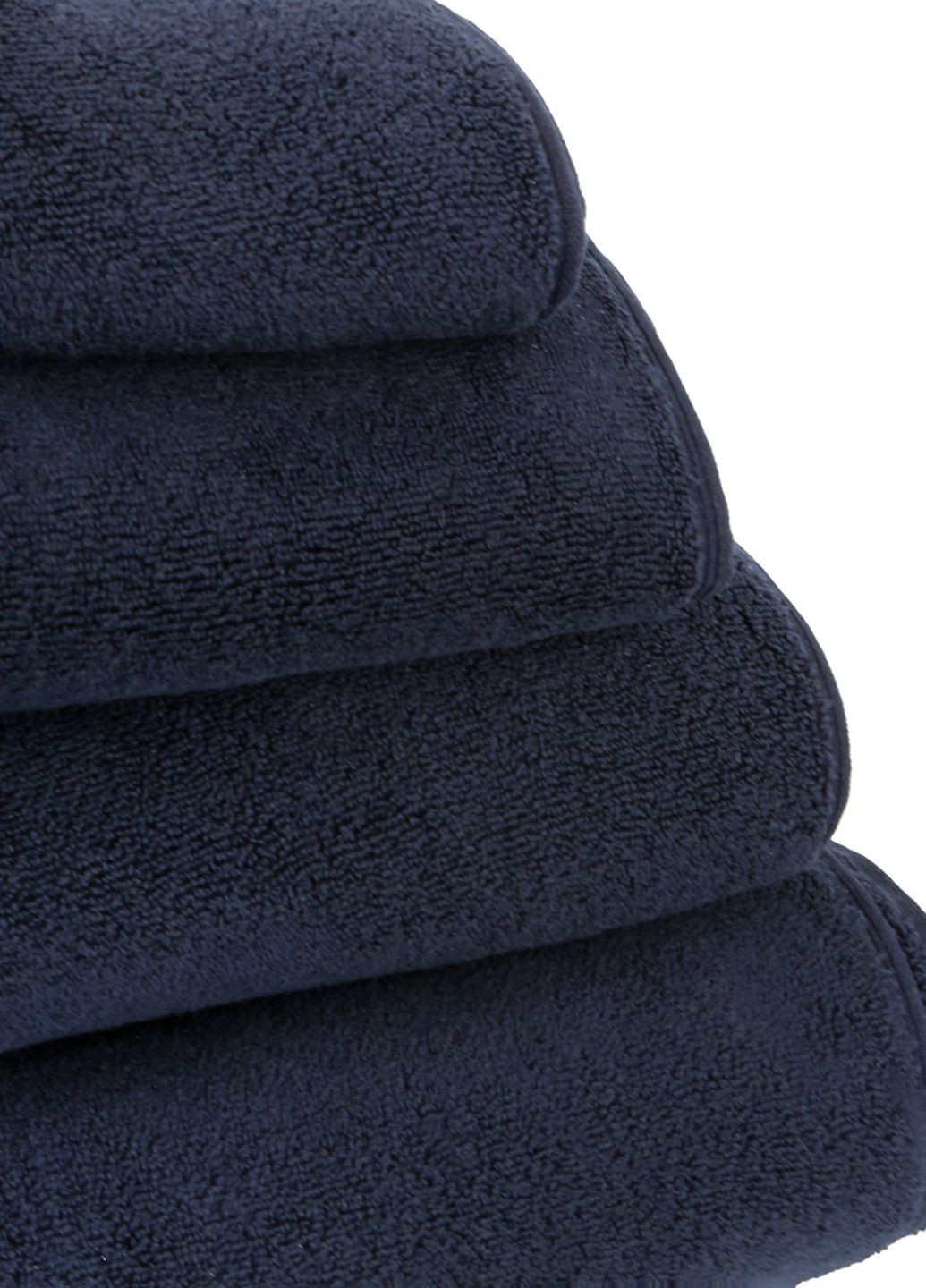 Рушник "Ніжність" 50x90 см MVM однотонний темно-синій