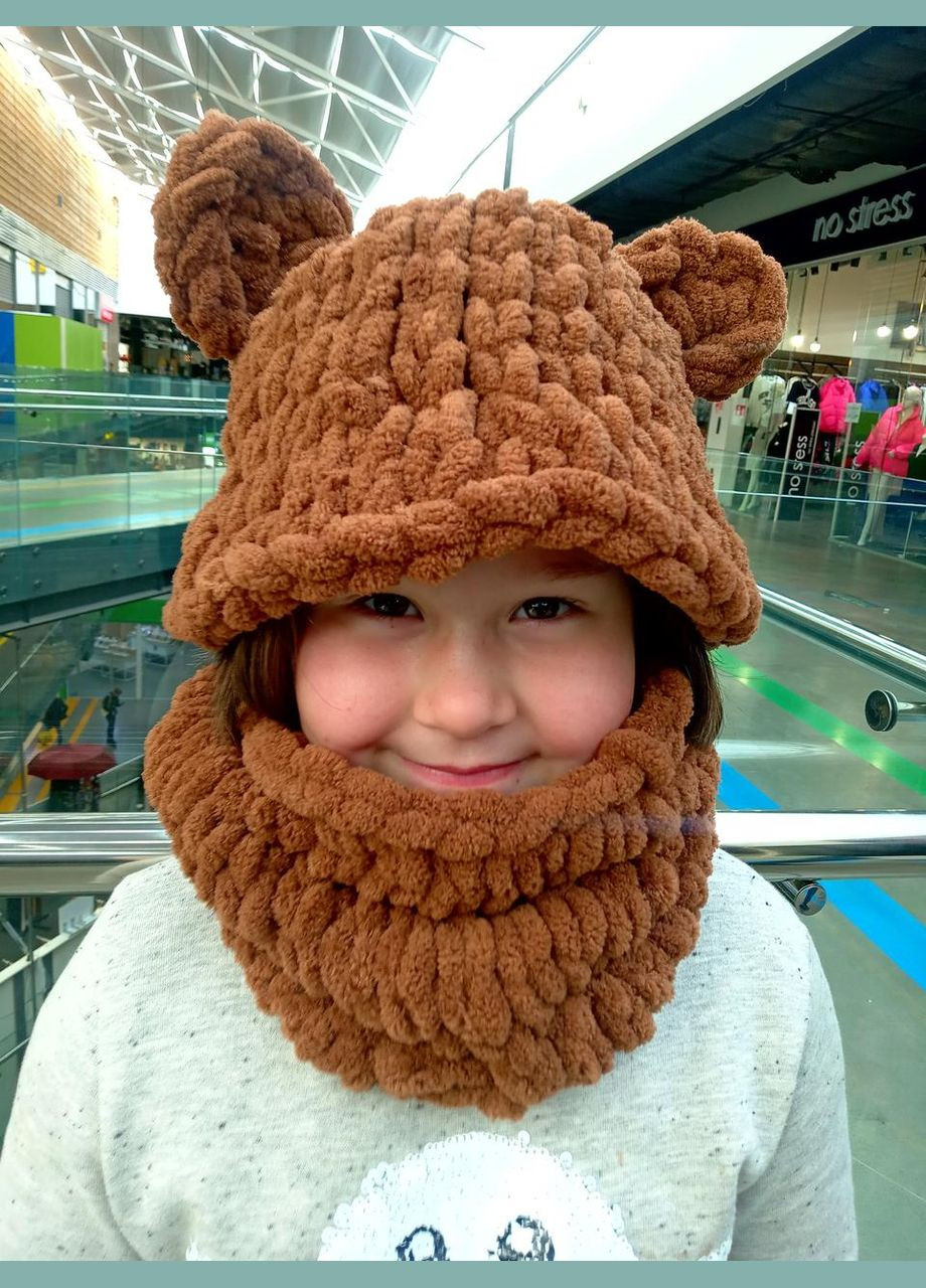 Зимняя шапка + снуд 2 Льва (358068504)