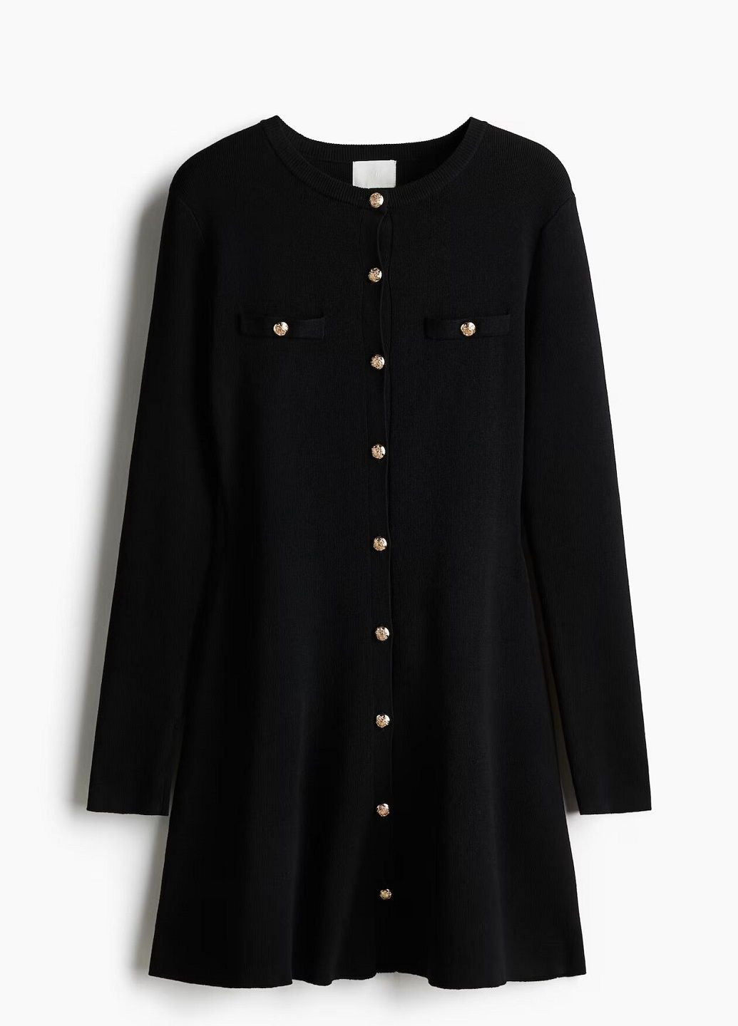 Чорна ділова сукня H&M однотонна