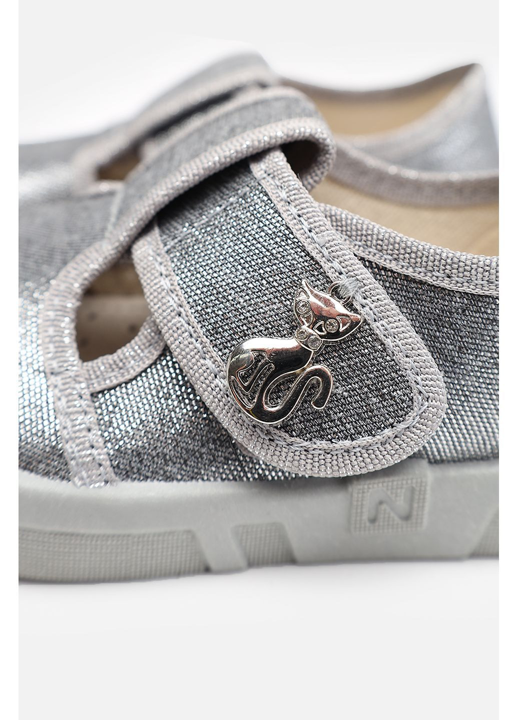 Серые слипоны для девочки цвет серый cb-00286136 Waldi