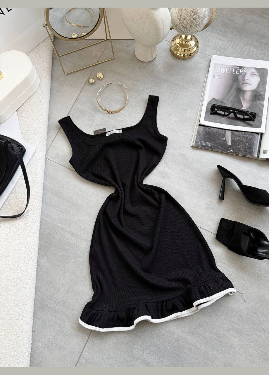 Чорна святковий сукня No Brand