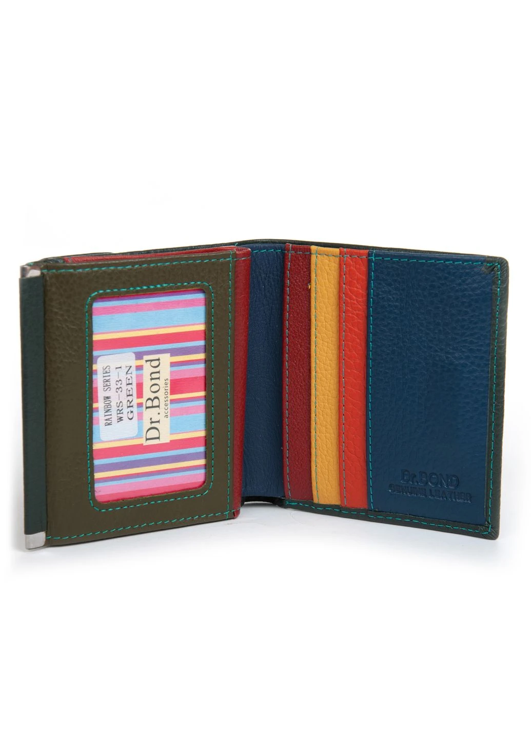 Гаманець Rainbow Жіночий шкіра WRS-33-1 green Fashion (394721533)