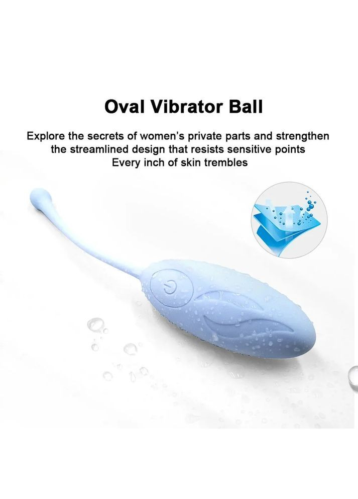 Бездротовий Вібратор-яйце з дистанційним керуванням симулятор точки G вагінальна куля Кегель No Brand (303776980)