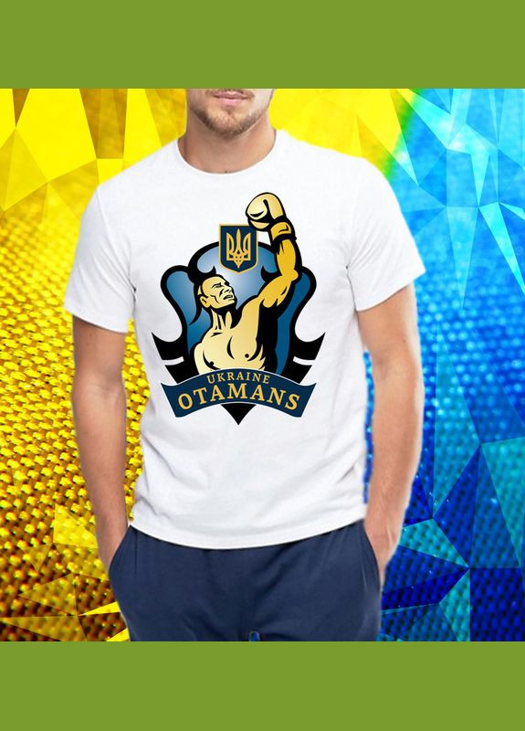 Мужская с принтом "Украинский атаман (Ukraine Otamans)" Кавун футболка (316288434)