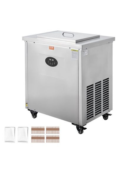 Коммерческая машина для приготовления мороженого BBJ-2B на 52 мороженого Vevor (351505650)