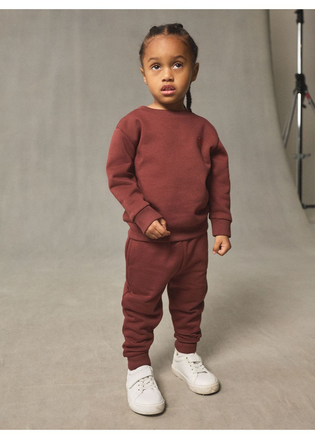 Бордовый демисезонный спортивный костюм на флисе next Next Trend
