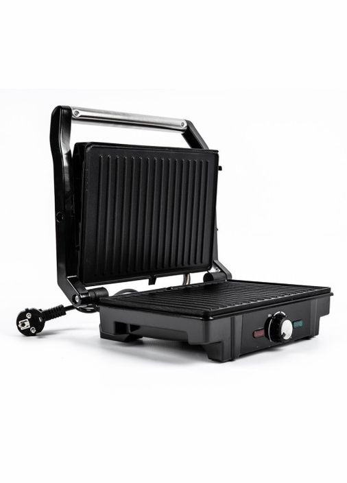 Прижимной контактный гриль G1600 электрогриль для дома 1600 Вт Grunhelm (297330749)