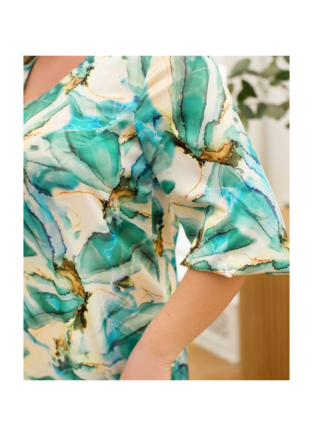 Морської хвилі сукня Liton