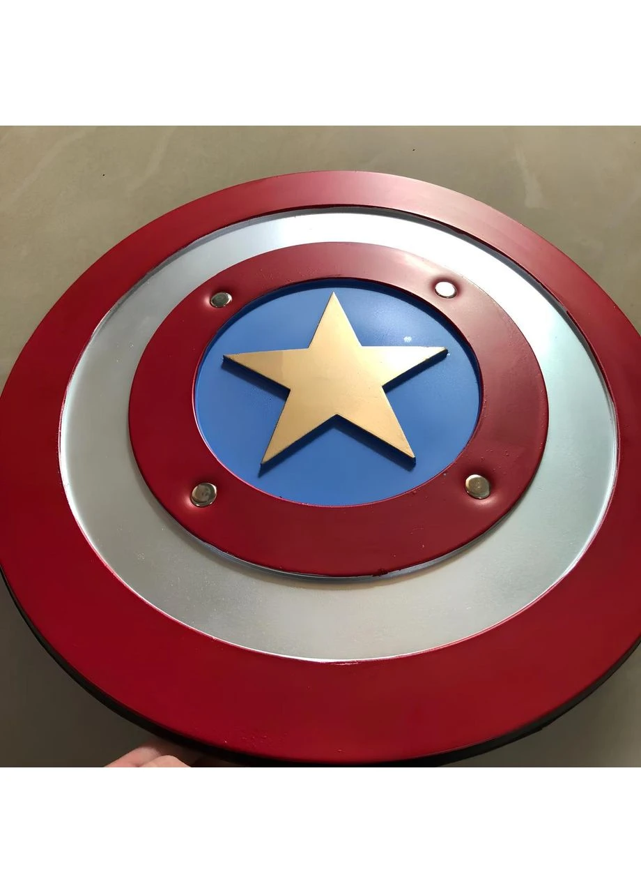 Іграшковий резиновий щит для хлопчика Captain America М'який дитячий щит 45 см Капітана Америки з фільму No Brand (386339746)