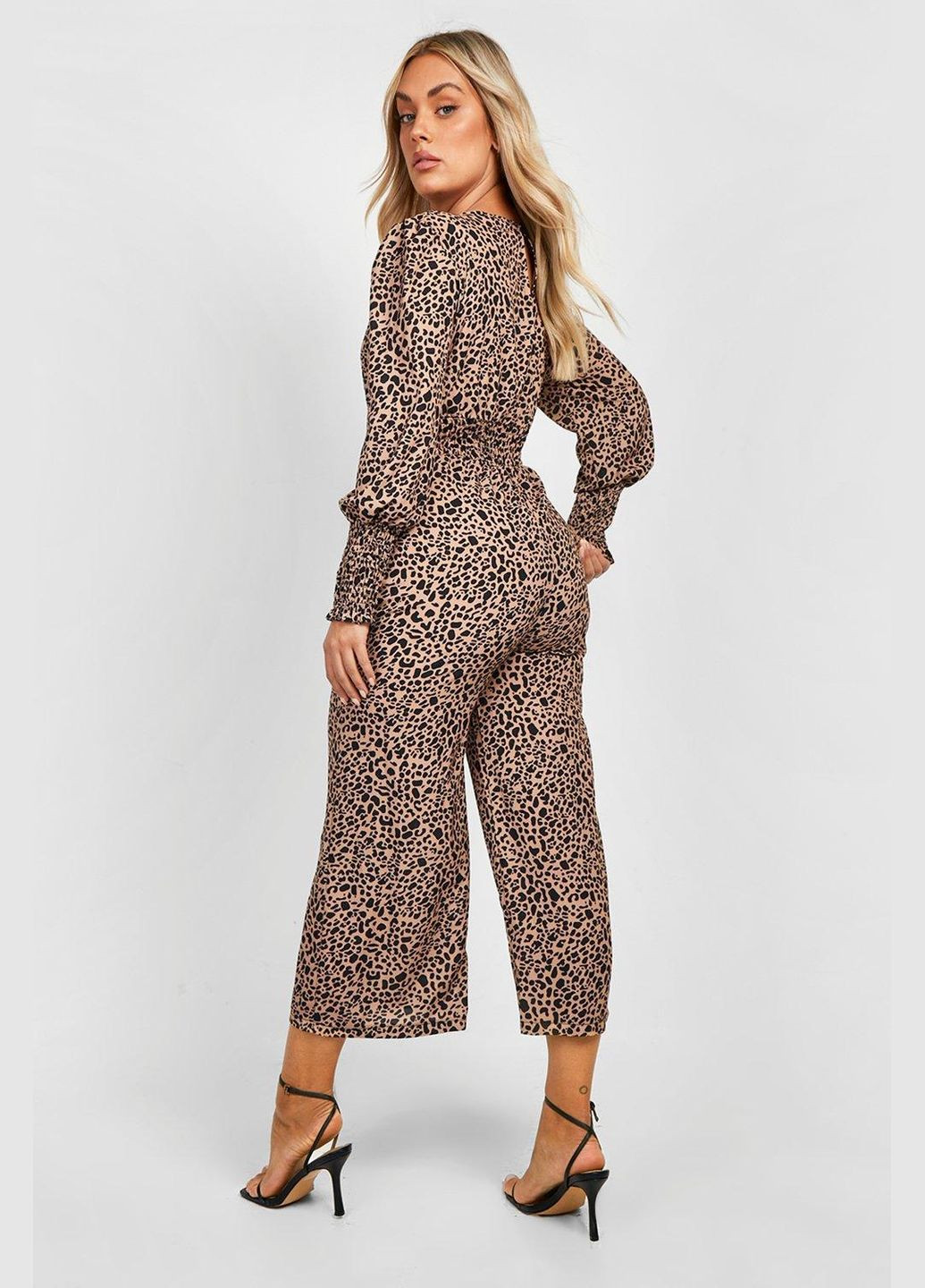 Комбинезон Boohoo коричневый