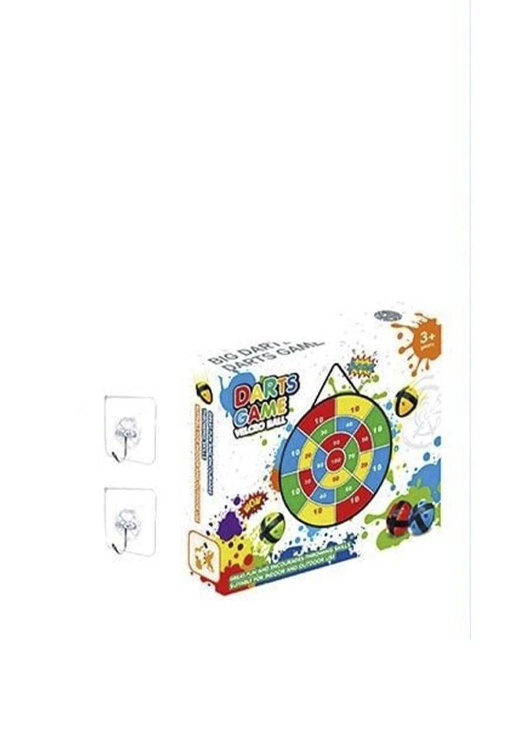 Дартс с мишенью на липучках цвет разноцветный CB-00286253 No Brand (363020603)