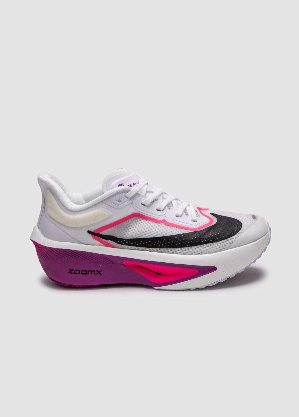 Кроссовки женские Nike 'Vivid Grape Hyper Pink' No Brand Zoom Fly 6 белые демисезоны (336377343)
