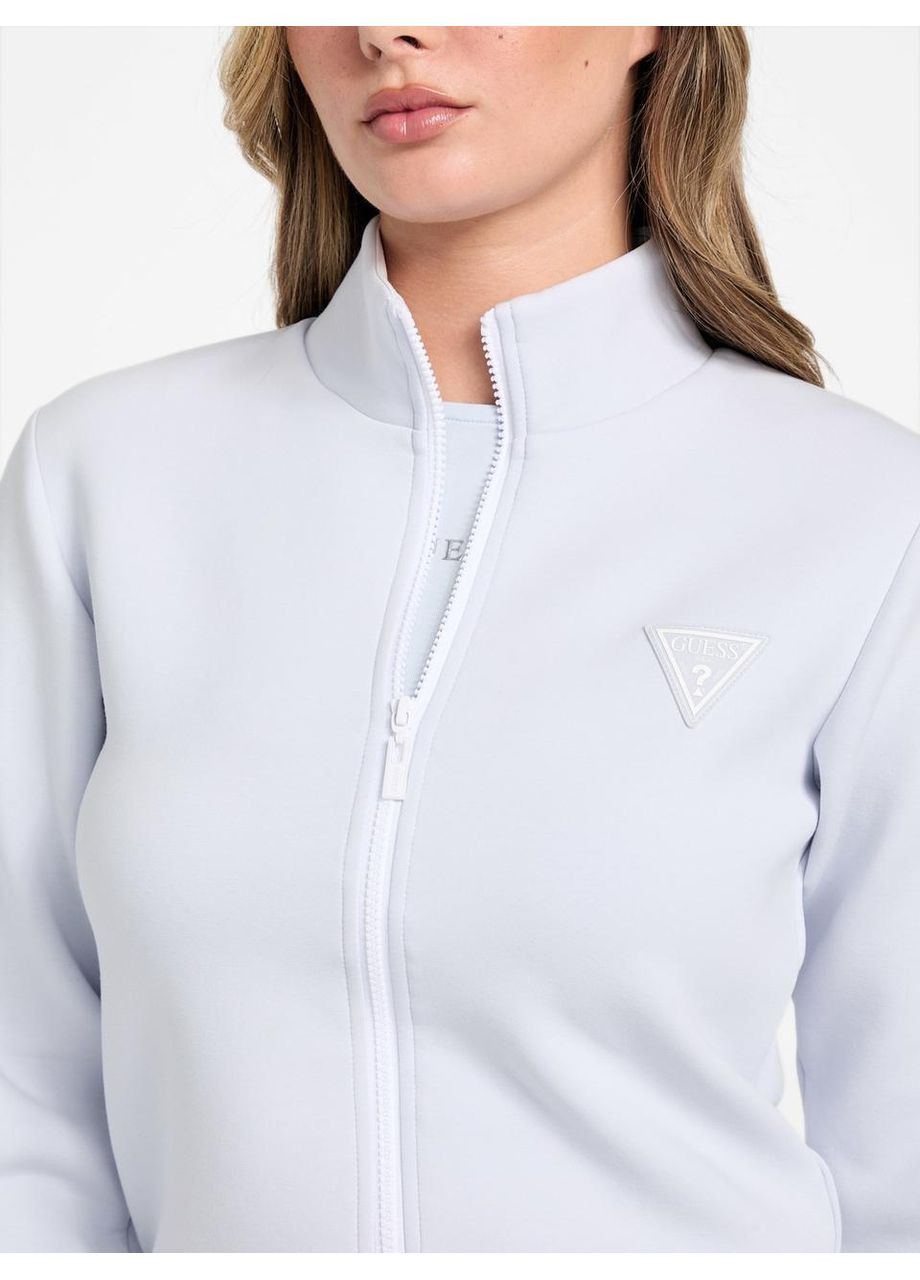 Спортивний жіночій костюм Eco Ann Full-Zip Scuba S блакитний Guess (363840614)