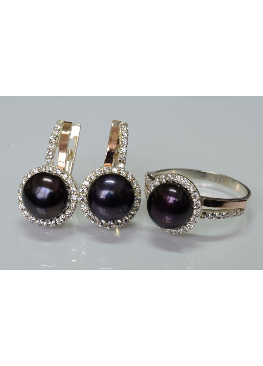 Срібний набір з жемчугом Silver Style (367112856)