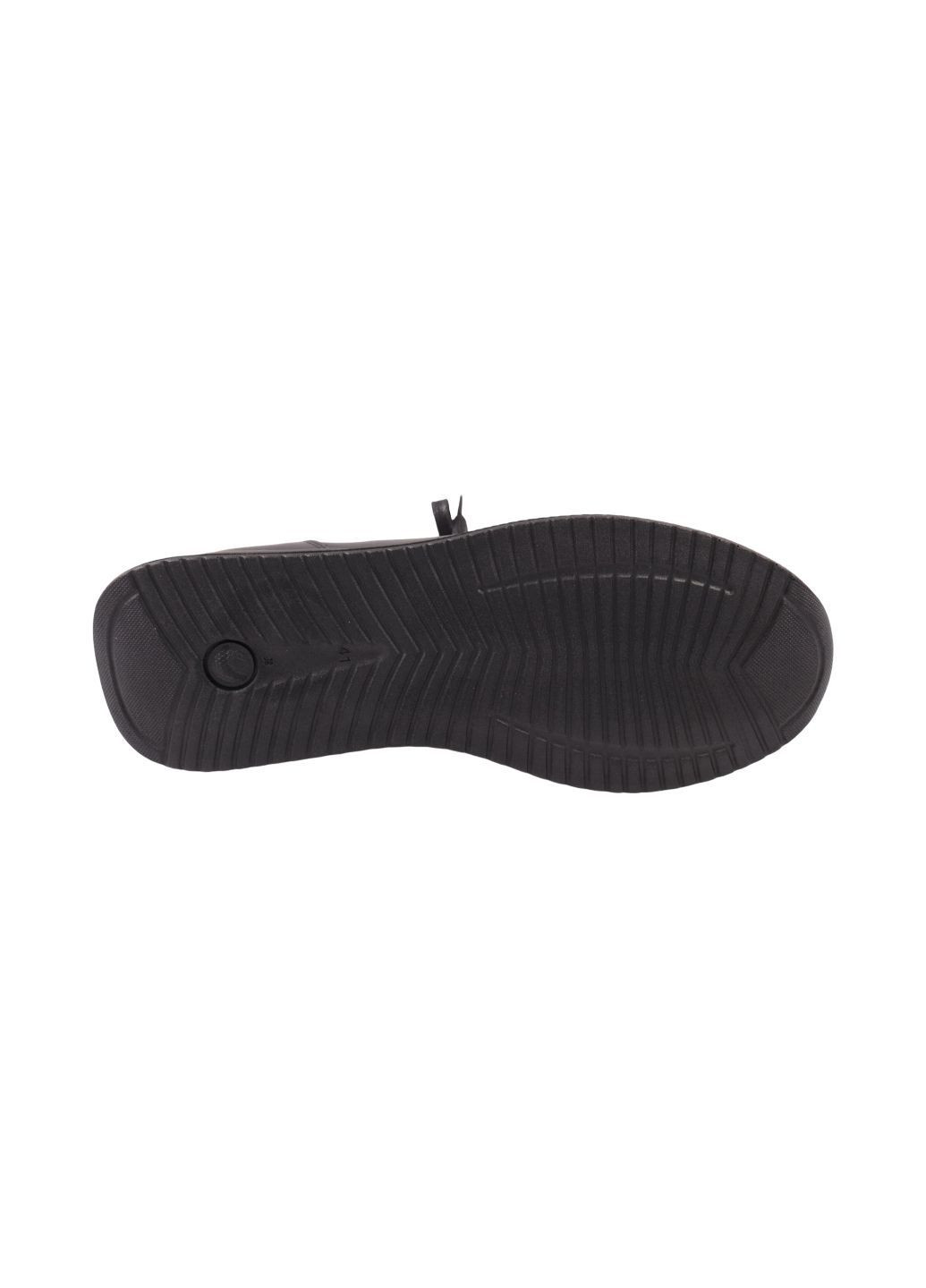 Чорні кросівки чоловічі чорні натуральна шкіра Vadrus 548-24DTS