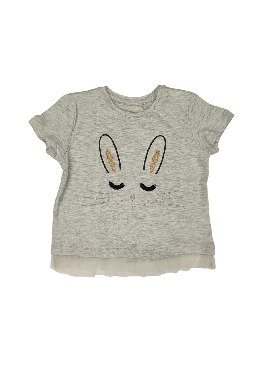 Сіра літня футболка для дівчинки Cool Club