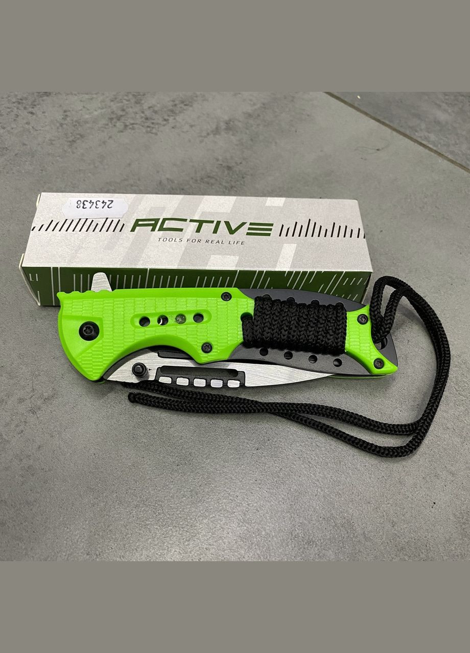 Ніж Roper Green, нержавіюча сталь, складаний ніж для військових* Active (362601660)