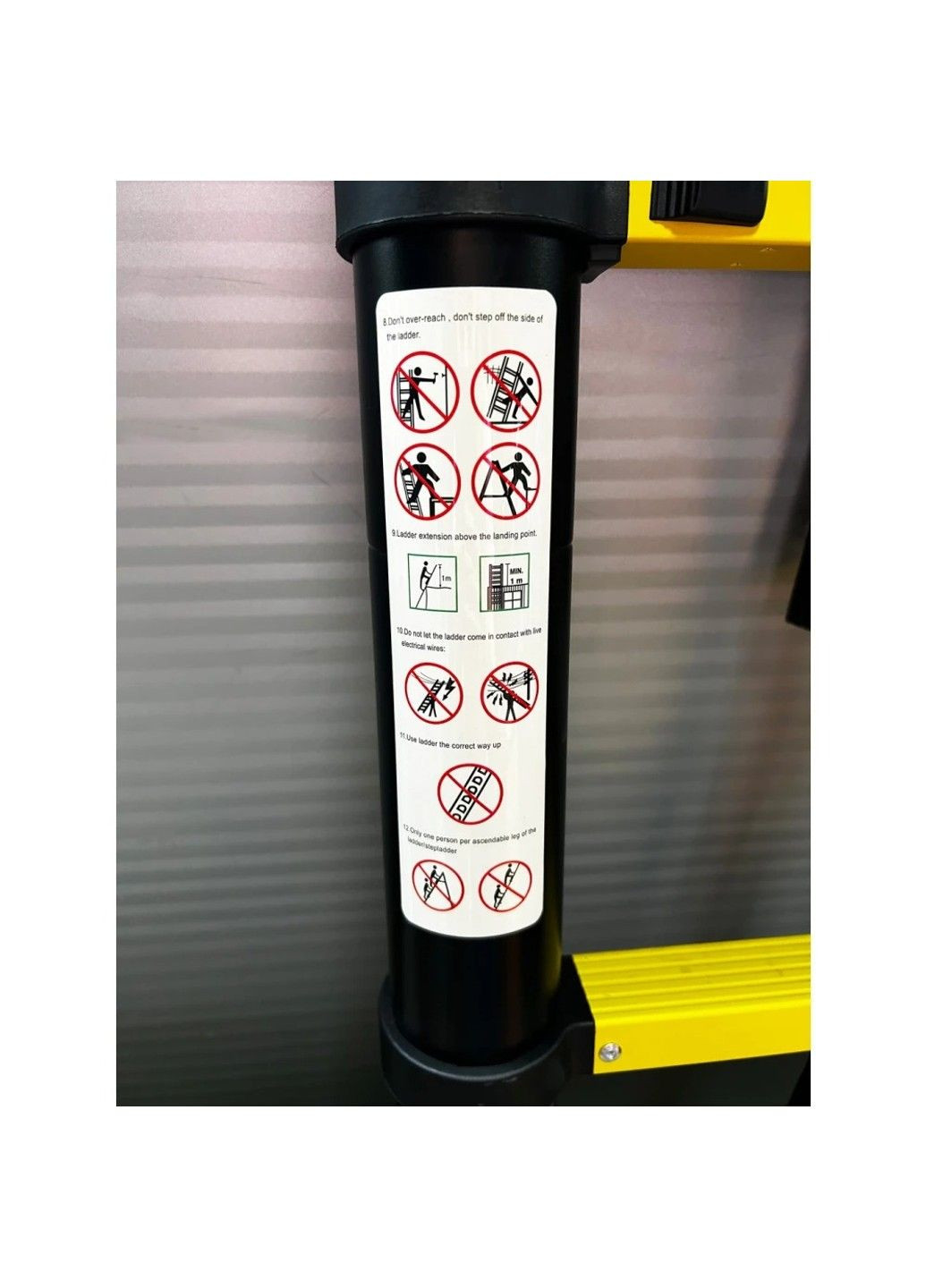 Драбина телескопічна алюмінієва KME1026Y/881026 (2.6 м, 9 сходинок, 6.2 кг) GTM (298344832)