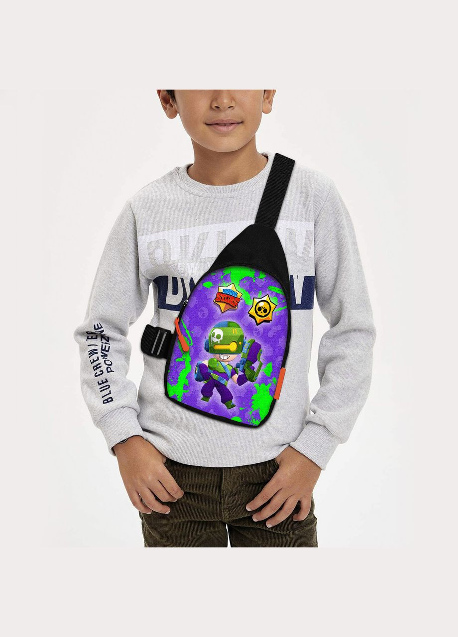 Сумка через плече дитяча Brawl Stars 29х17 см сумка слінг для хлопчика (2238) No Brand (336480962)
