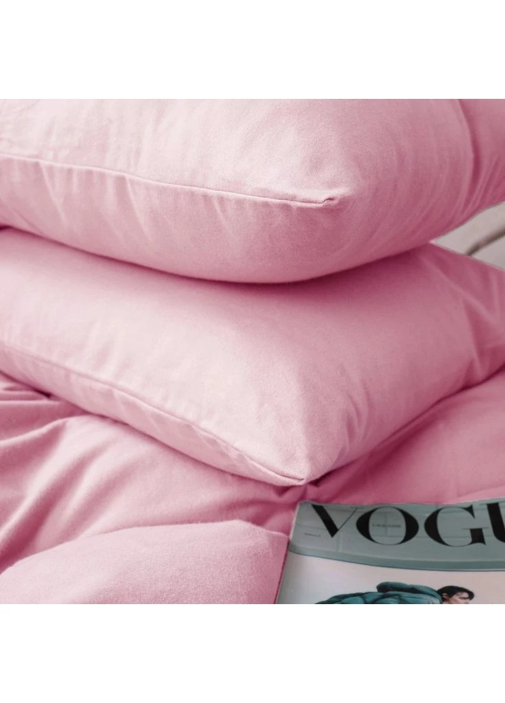 Постільна білизна 008 Pink Фланель 143х210 (ek41263) Mirson 008 Pink Фланель 143х210 Полуторний (392382990)