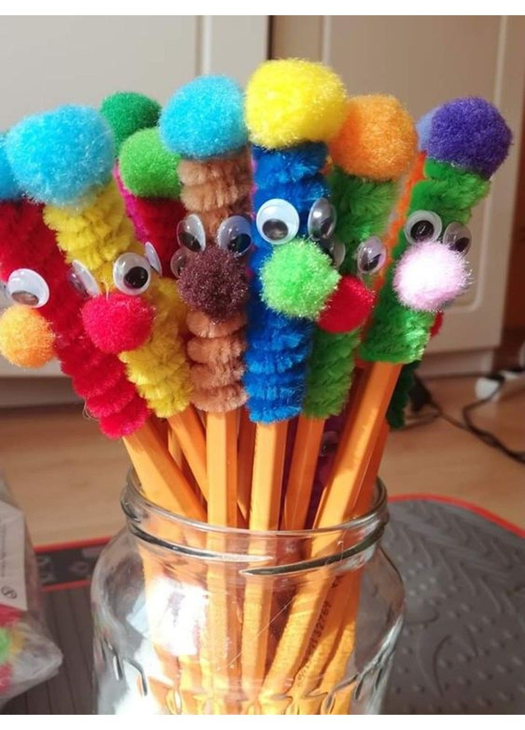 Синельний дріт (Пухнастий дріт), довжина 30 см, колір- білий, 10 шт. No Brand (301038983)