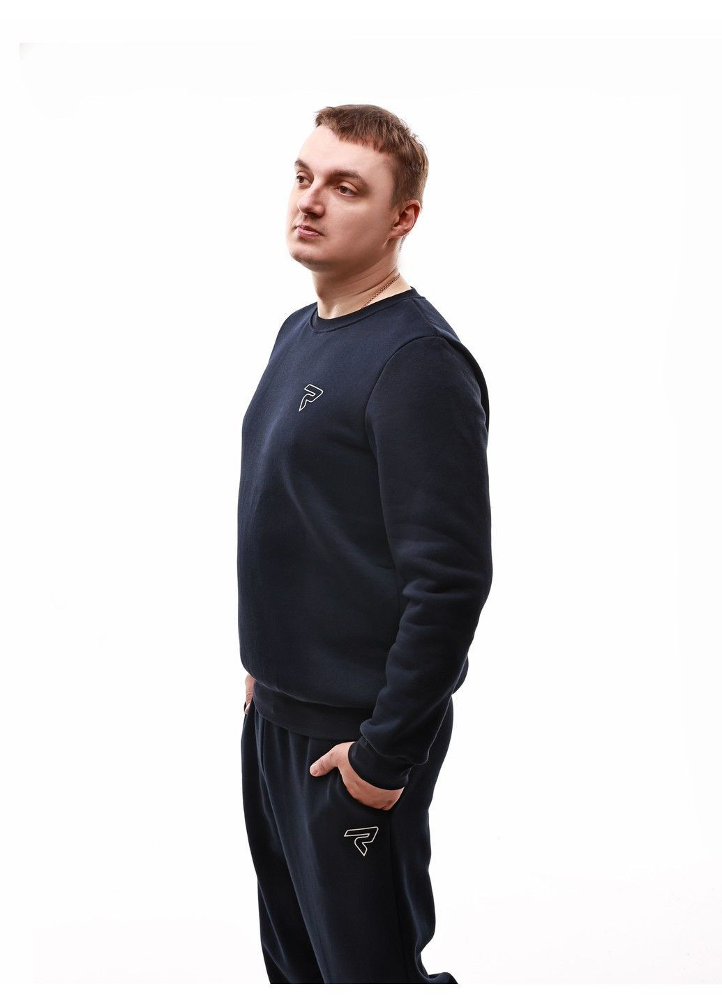 Темно-синий свитшот мужской Fox (366748550)