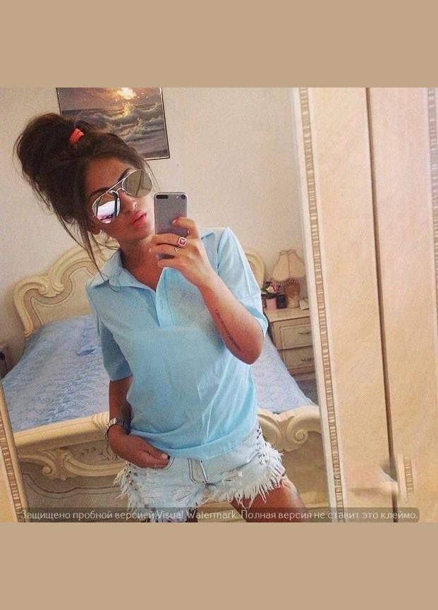 Блакитна блузка жіноча Milani