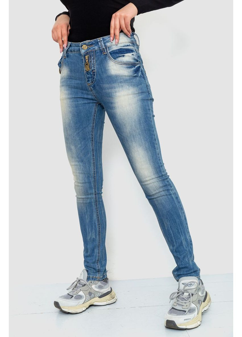 Джинси жіночі з потертостями, 244RS03 Ager - (360860603)