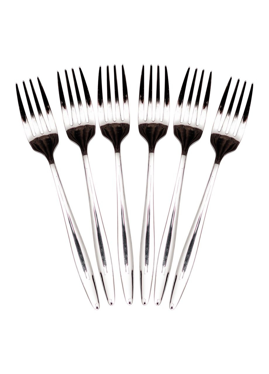 Набір десертних виделок 6 предметів 14 (см) Срібло HP-8-30 Jooki (358706269)