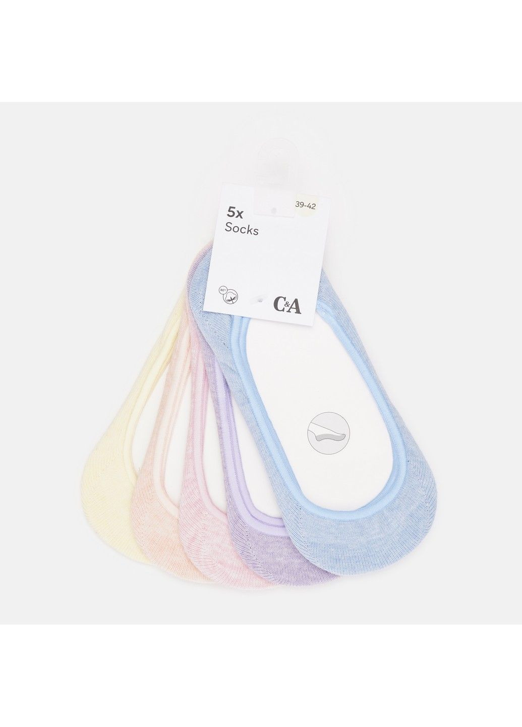 Комбіновані сліди (5пар) C&A однотонні (347643604)