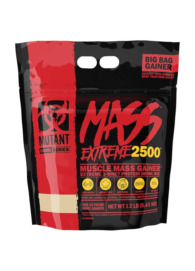 Гейнер Mass xXxtreme 2500, 5 кг - Потрійний шоколад MUTANT (322292287)