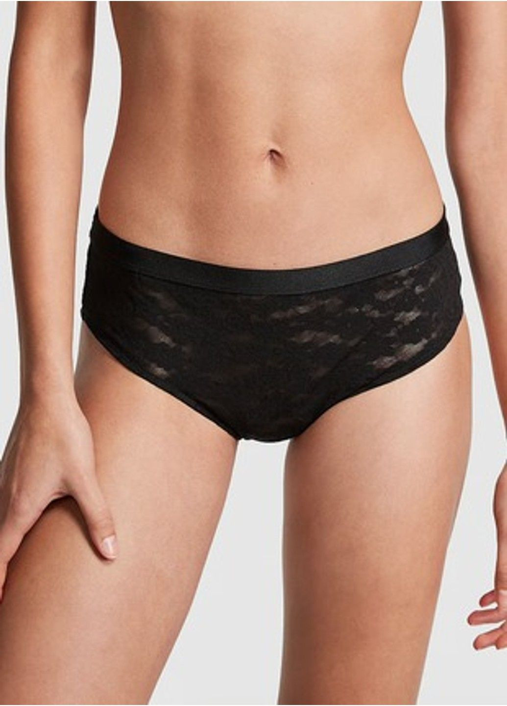 Трусики Everywhere Lace-trim Cheekster Victoria's Secret (317788528)