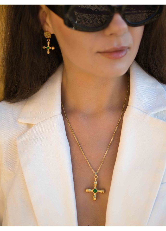 Серьги крестики 5539 LeBijou (367580472)