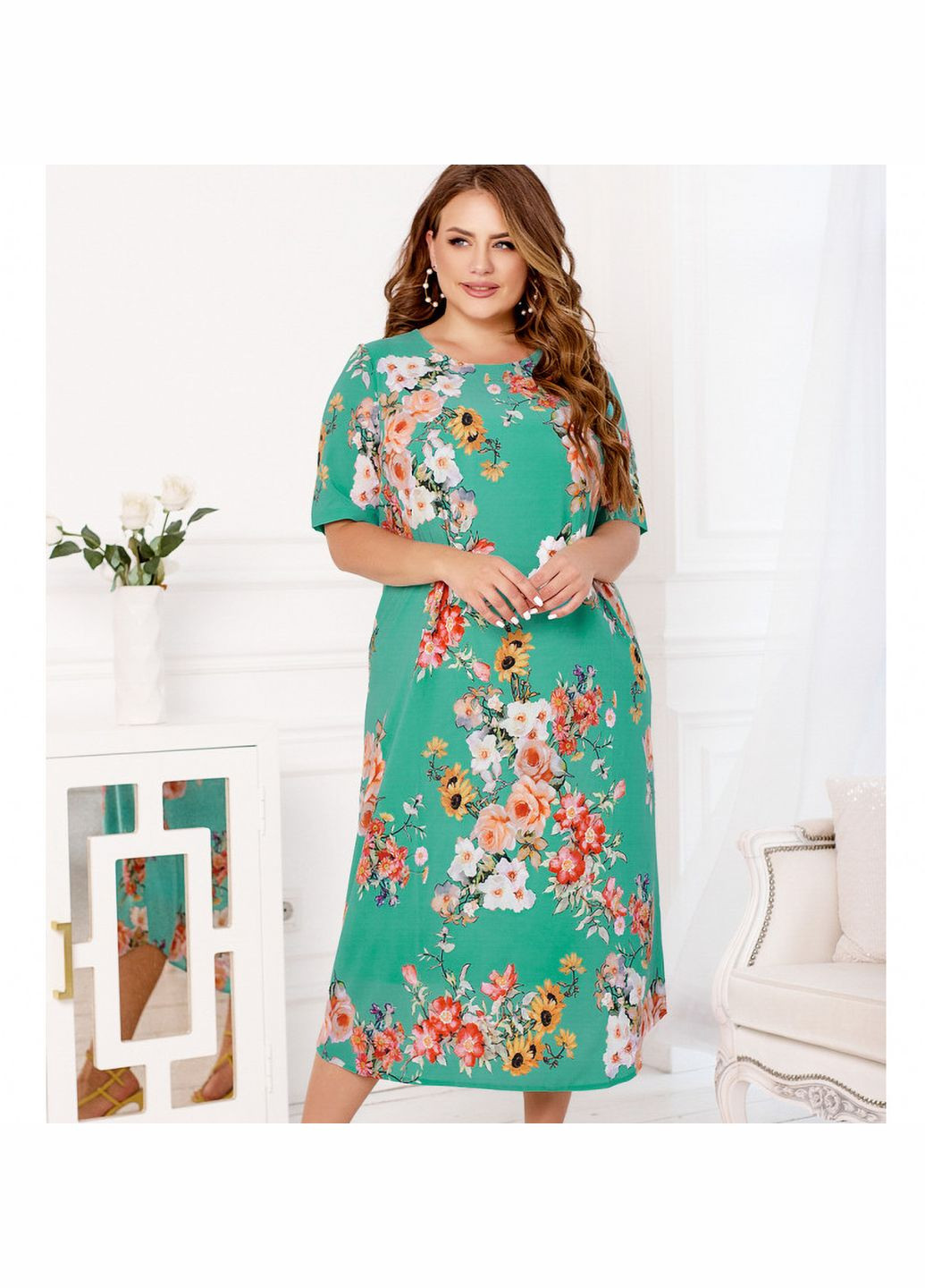 Бирюзовое платье Liton