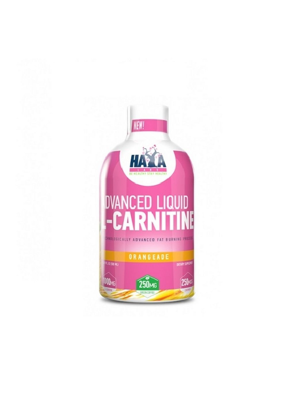 Жиросжигатель Advanced Liquid L-Carnitine 1000 mg, 500 мл Апельсин Haya Labs (293482723)