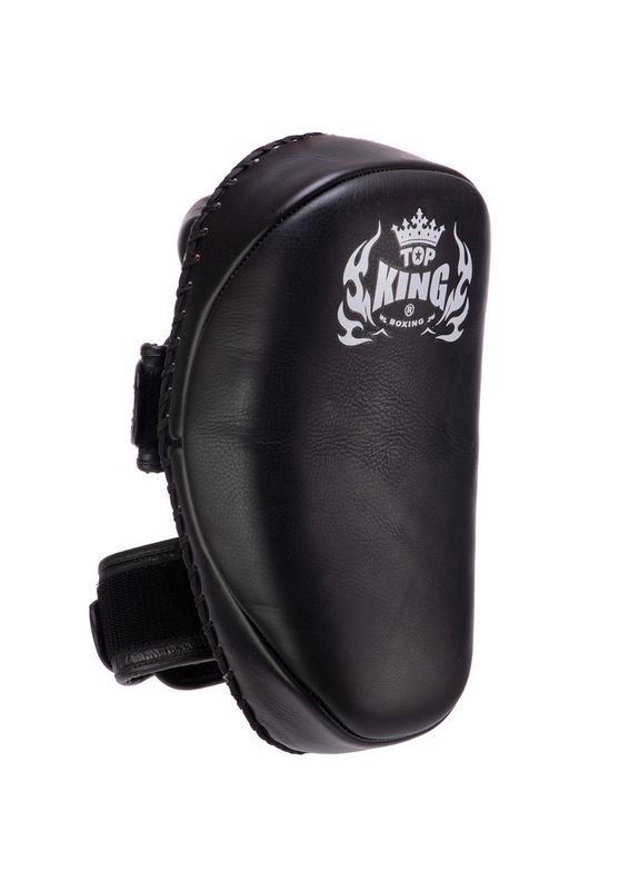 Пади для тайського боксу Тай-педи з натуральної шкіри (2шт) KING Ultimate (підтримка для рук, р-р L 39х20х11см, Чорний) Top King Boxing (361435094)